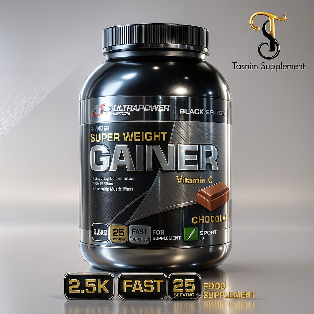 گینر 2.5 کیلویی مناسب ورزشکاران تازهکار با طعم موزی